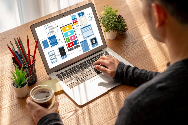 Modern e-commerce website design