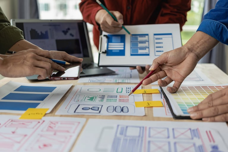 Complete website design process