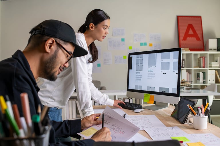 Professional consulting website